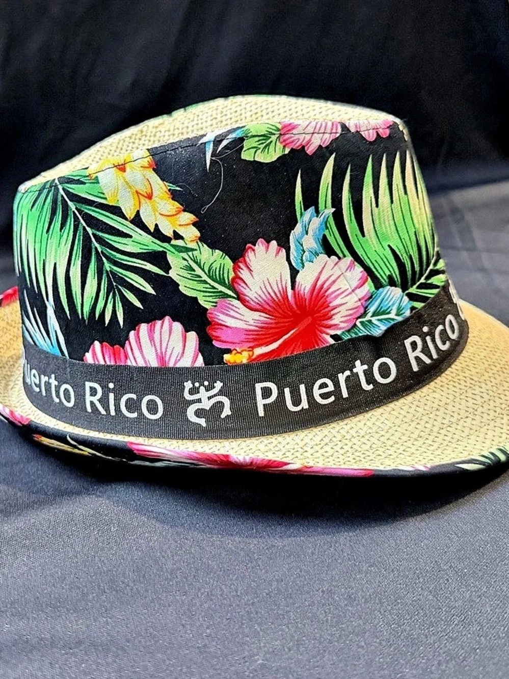 Puerto Rico Floral Fedora Hat
